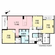 シャーメゾンステージ青葉の間取り画像