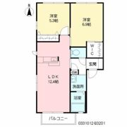 ヴィサージュ本城 E棟の間取り画像