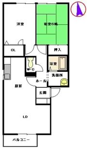 フォーレス金松 A棟の間取り画像