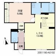 エクラージュ Ⅰ棟の間取り画像
