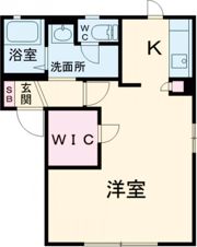 ラビアンローズⅢ B棟の間取り画像