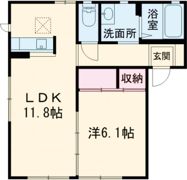 Green terrace パルの間取り画像