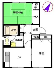 メゾン・ソレイユ A棟の間取り画像