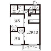 バーニーズ ブロンの間取り画像