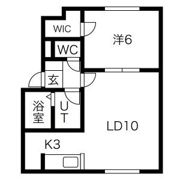ノーマルヒル平和通の間取り画像