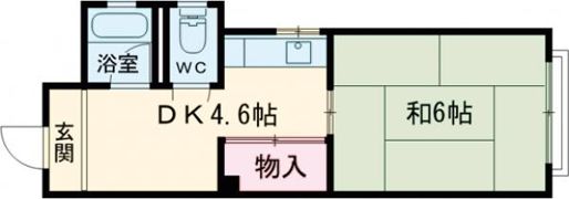 ハピネスハイツの間取り画像