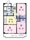 ボーヒルズ Kの間取り画像