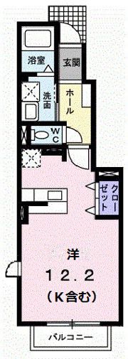 エテルノ ノーヴァAの間取り画像