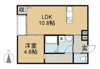 （仮称）大工町アパート A棟の間取り画像
