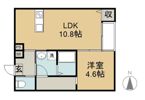 （仮称）大工町アパート A棟の間取り画像