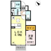 Dーroom中里の間取り画像