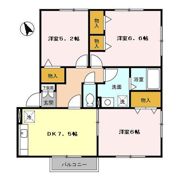 リバーサイドシャトー ABCの間取り画像