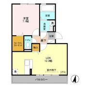 シティ オブ フレグランス Ⅲの間取り画像