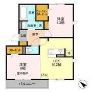 シエルドールの間取り画像