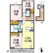 (仮称)D-ROOMすみよし台 Aの間取り画像