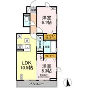 (仮称)D-ROOMすみよし台 Bの間取り画像