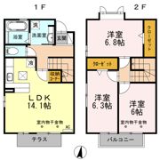 フェリース エムの間取り画像