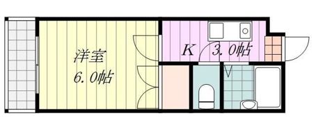 オックスフォードサーカス山越の間取り画像