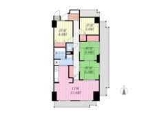 サーパス三津弐番館の間取り画像