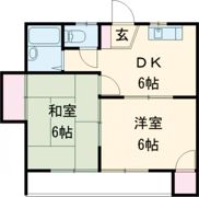 第25杉フラットの間取り画像