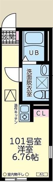 ラトゥール橋本の間取り画像