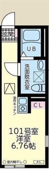 ラトゥール橋本の間取り画像