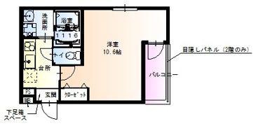 フジパレス正雀本町の間取り画像