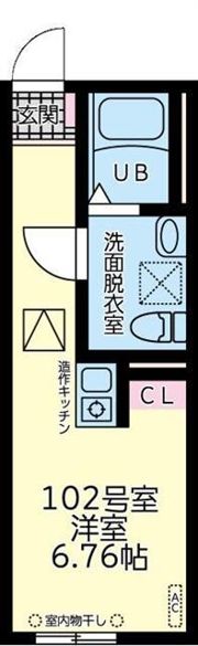 ラトゥール橋本の間取り画像