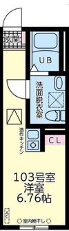 ラトゥール橋本の間取り画像