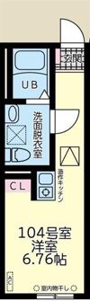 ラトゥール橋本の間取り画像