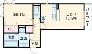 CITY FLATS KITENOの間取り画像