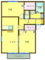シャインつくば F棟の間取り画像