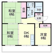 サンハイツ四ッ池Aの間取り画像