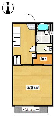 シャルマン壱番館の間取り画像