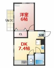 シャンロック湯本の間取り画像