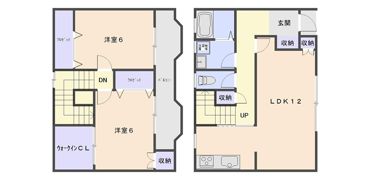 ハーヴェストⅠの間取り画像