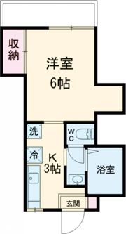 コーポ岩屋の間取り画像