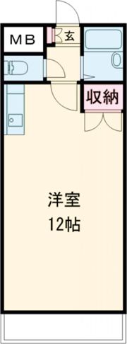 スリーエム原新の間取り画像