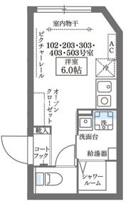 COCOCUBE西荻窪の間取り画像