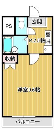 ウエストビレッジの間取り画像