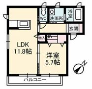 第11ダイカクハイツの間取り画像