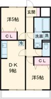 サニーマンション戸田の間取り画像
