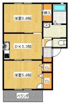 パークフラッツAの間取り画像