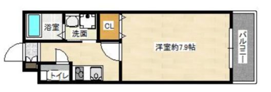 グラカン京都駅前 悠の間取り画像