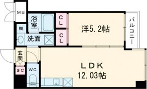 プレジオ長田の間取り画像