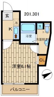 プリマベーラ武蔵浦和の間取り画像