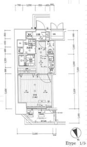 エスティ・ロアール神戸駅前の間取り画像