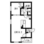 クラージュ浄心の間取り画像