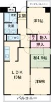 グランデパイースの間取り画像