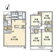 多摩平戸建の間取り画像